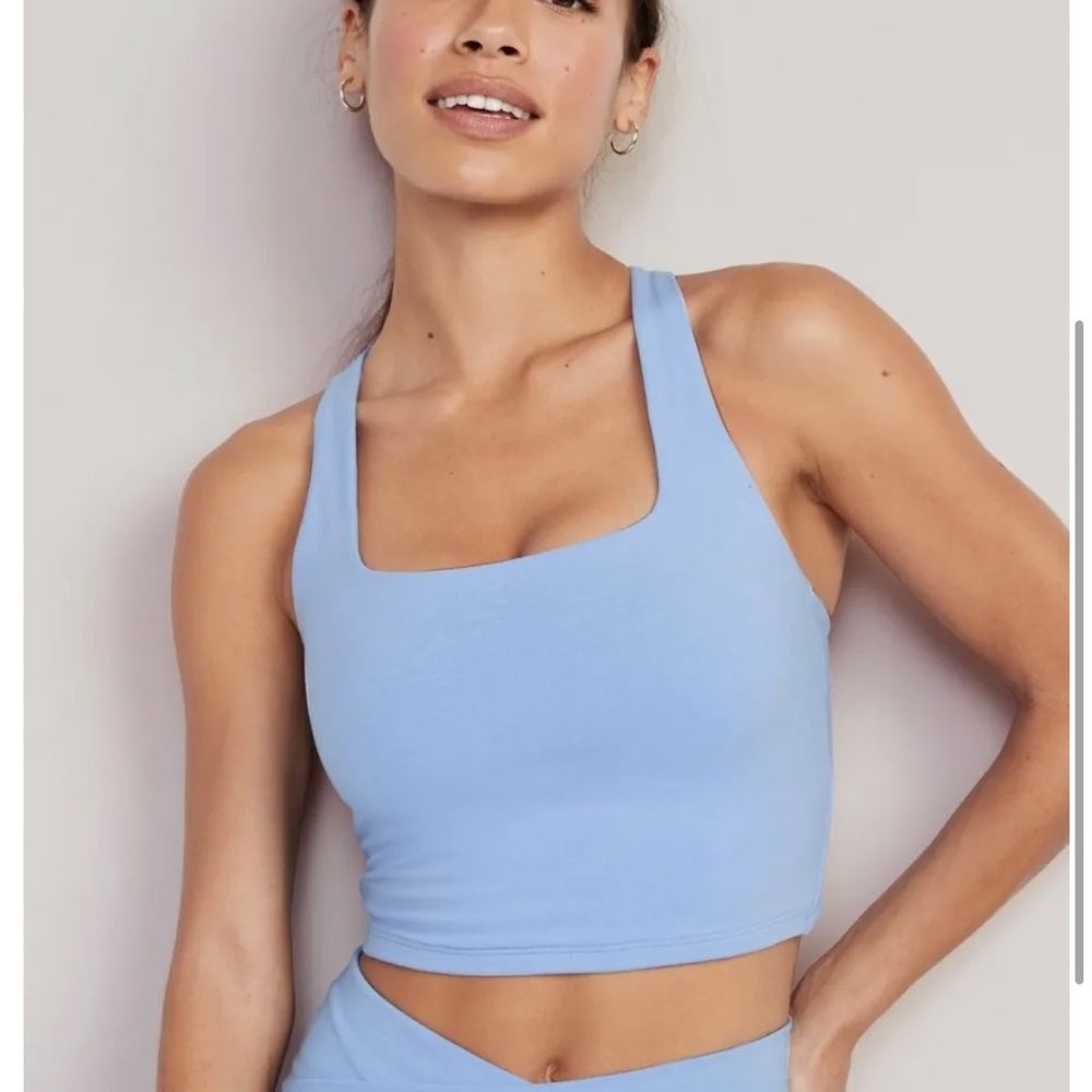 Old Navy Sports Bra-Light Support PowerSoft Adjustable Longline